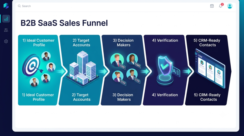 Human-Verified B2B Contacts for SaaS Sales Teams