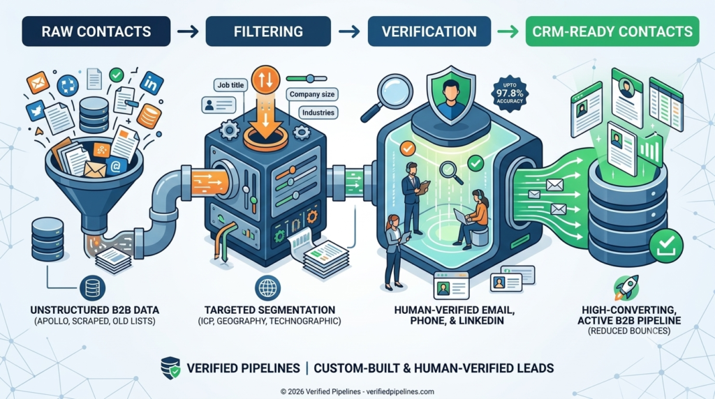 Verified B2B Data vs Scraped Lead Lists